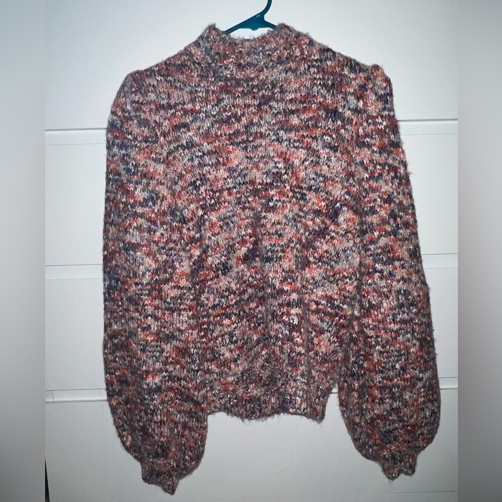 FOREVER 21 Multicolor Turtleneck Sweater